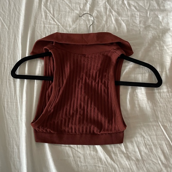 Urban Outfitters Out from Under Crop Top Brown - Picture 2 of 2